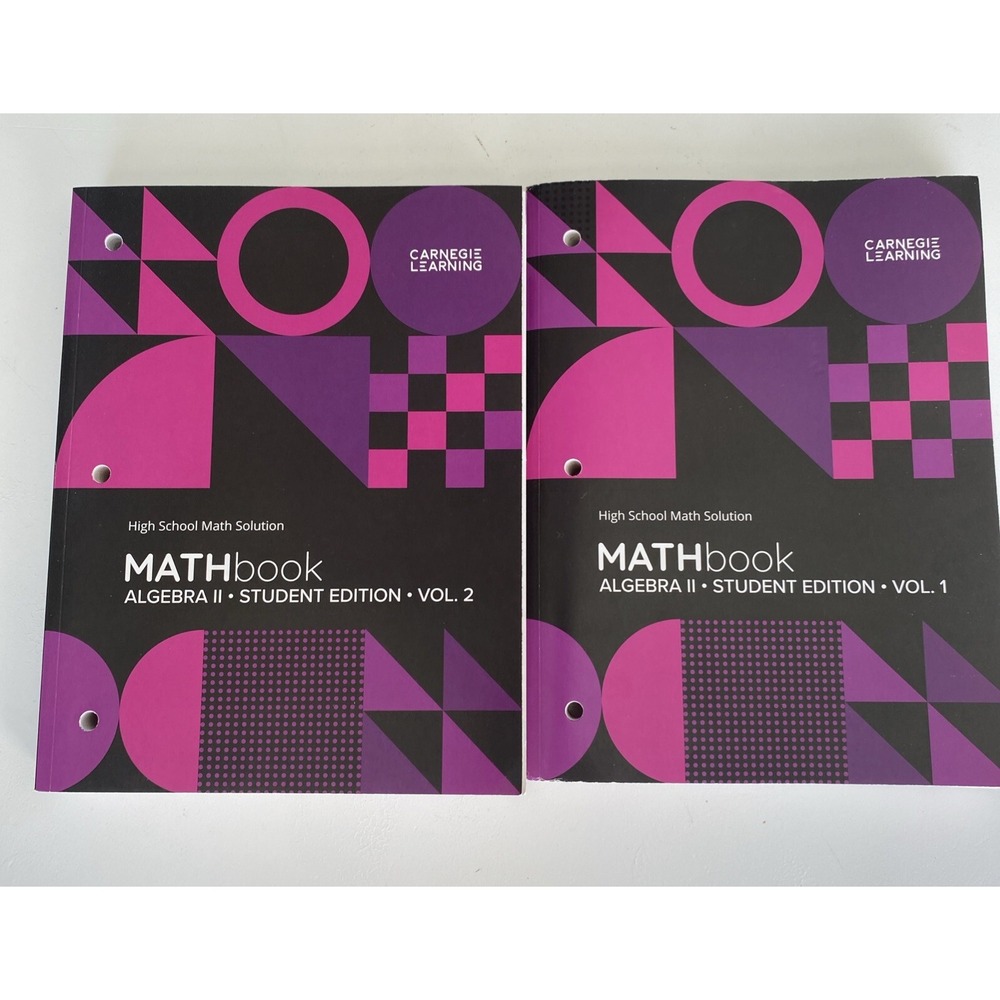 Bundle: Algebra 2 Carnegie Learning High School Math Solution 4th Edition 1 &2